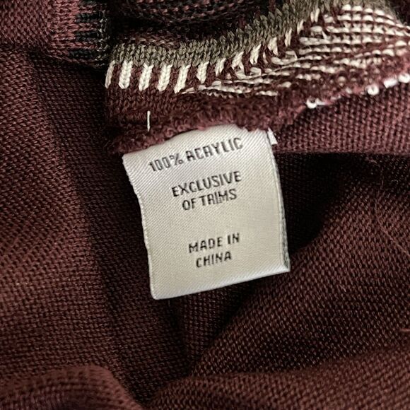 New Stacy Adams Zip Up Mock Neck Cardigan Sweater Men's Size Medium - Picture 7 of 10